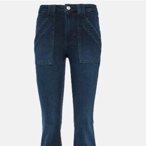 NWT Frame Le High Flare Trapunto high-rise flared jeans (sz 24)